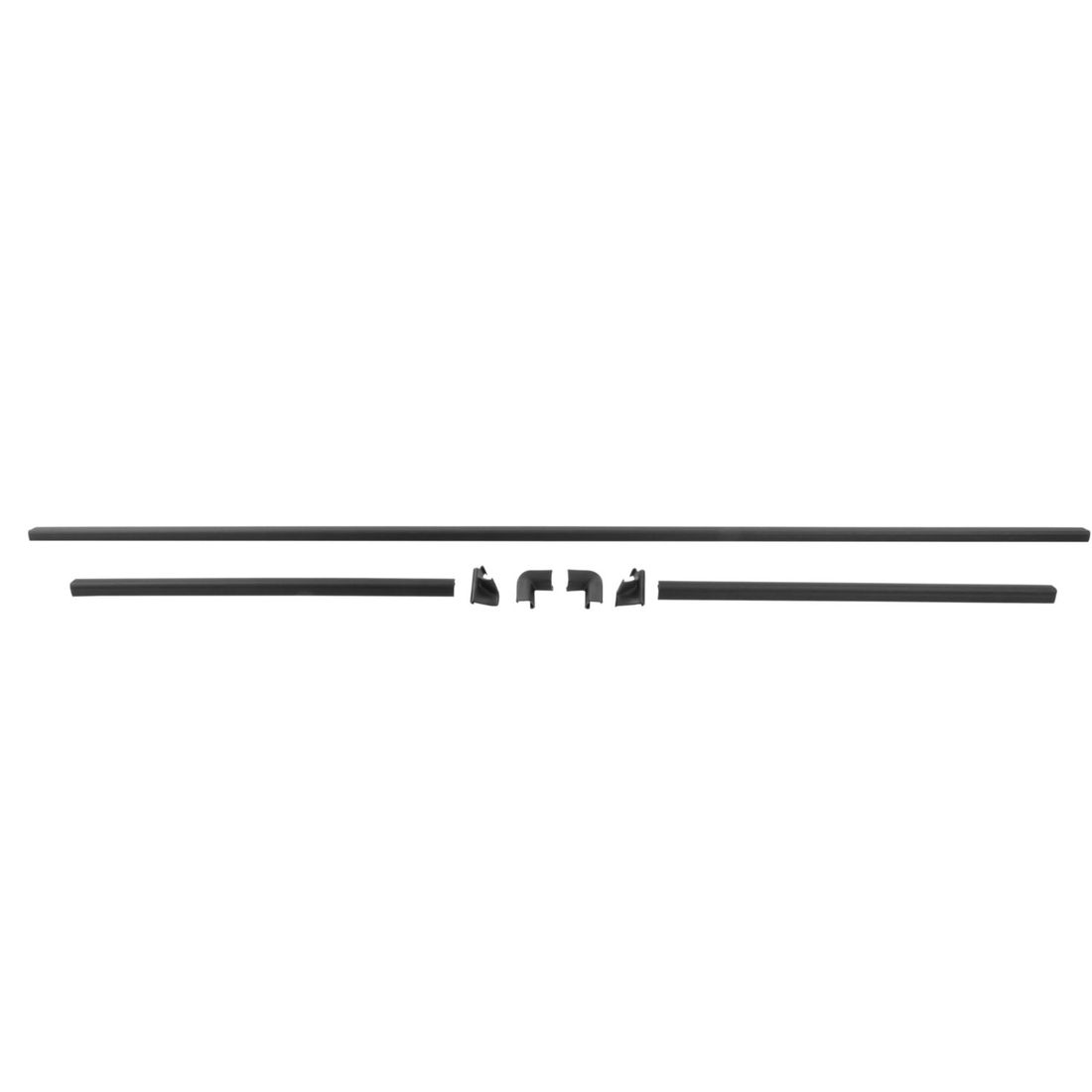 1964-1965 Buick and Oldsmobile Rear Window Trim, 2-Door Hardtop, 7 pieces