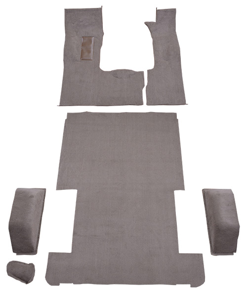 1995-1997 Dodge B1500 Van Complete Short Cutpile Carpet Flooring 801 Black