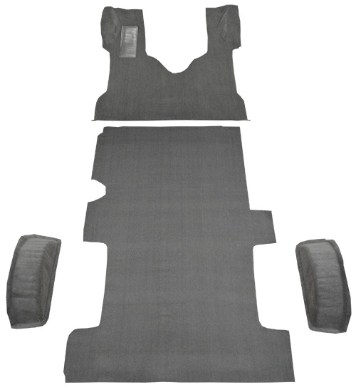 1999-2014 Ford E-350 Super Duty Reg Van Fits Gas or Diesel Complete Cutpile Carpet Flooring 801 Black