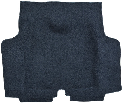 1971-1972 Chevrolet Nova 2DR/4DR Molded Trunk Area Loop Carpet Flooring 01 Black