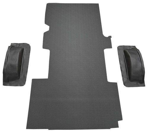 1999-2014 Ford E-350 Super Duty Ext Van Fits Gas or Diesel Cargo Area Vinyl Carpet Flooring #16 Black