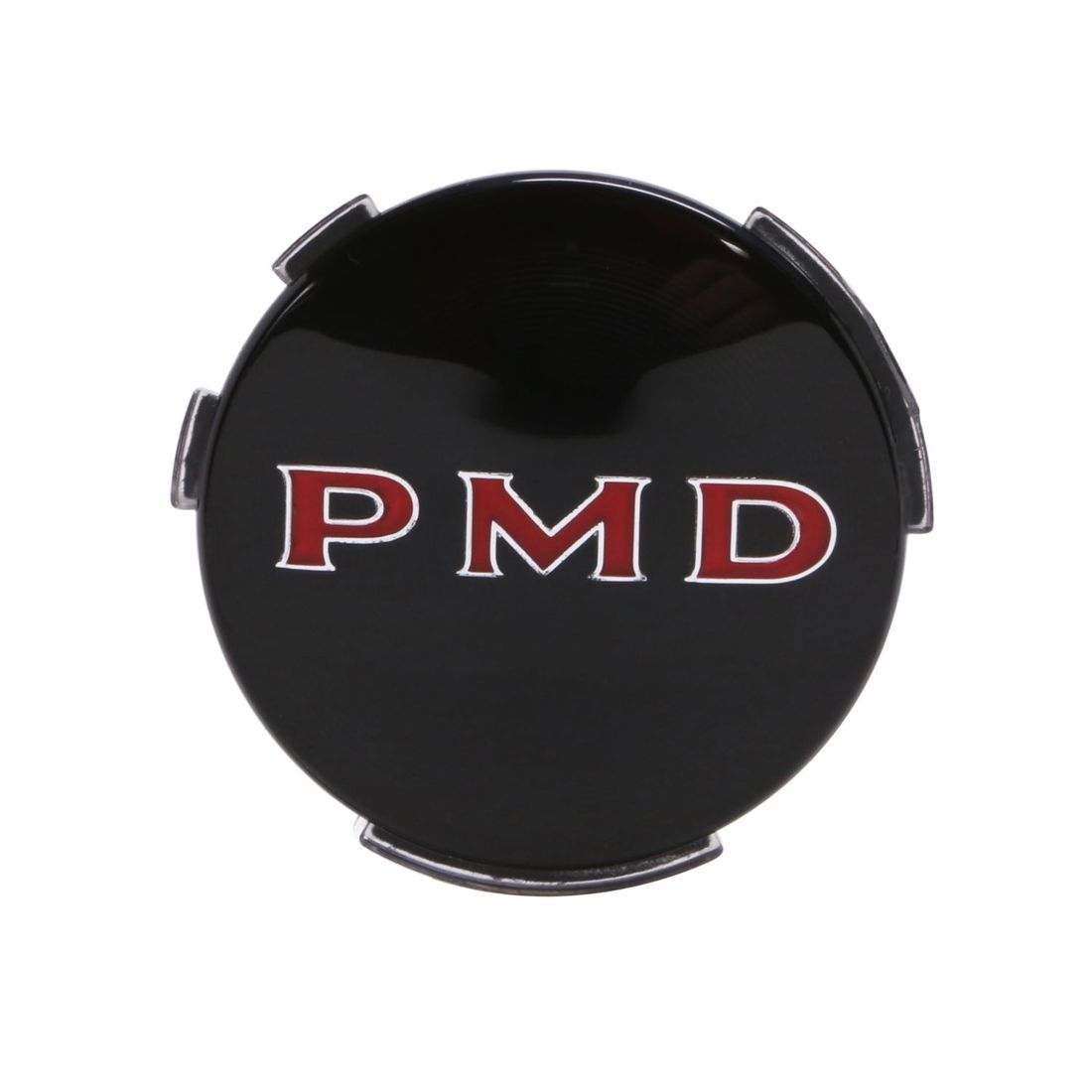 Pontiac Wheel Cover 2-7/16” Diameter W/Black Background "PMD" Emblem, Each