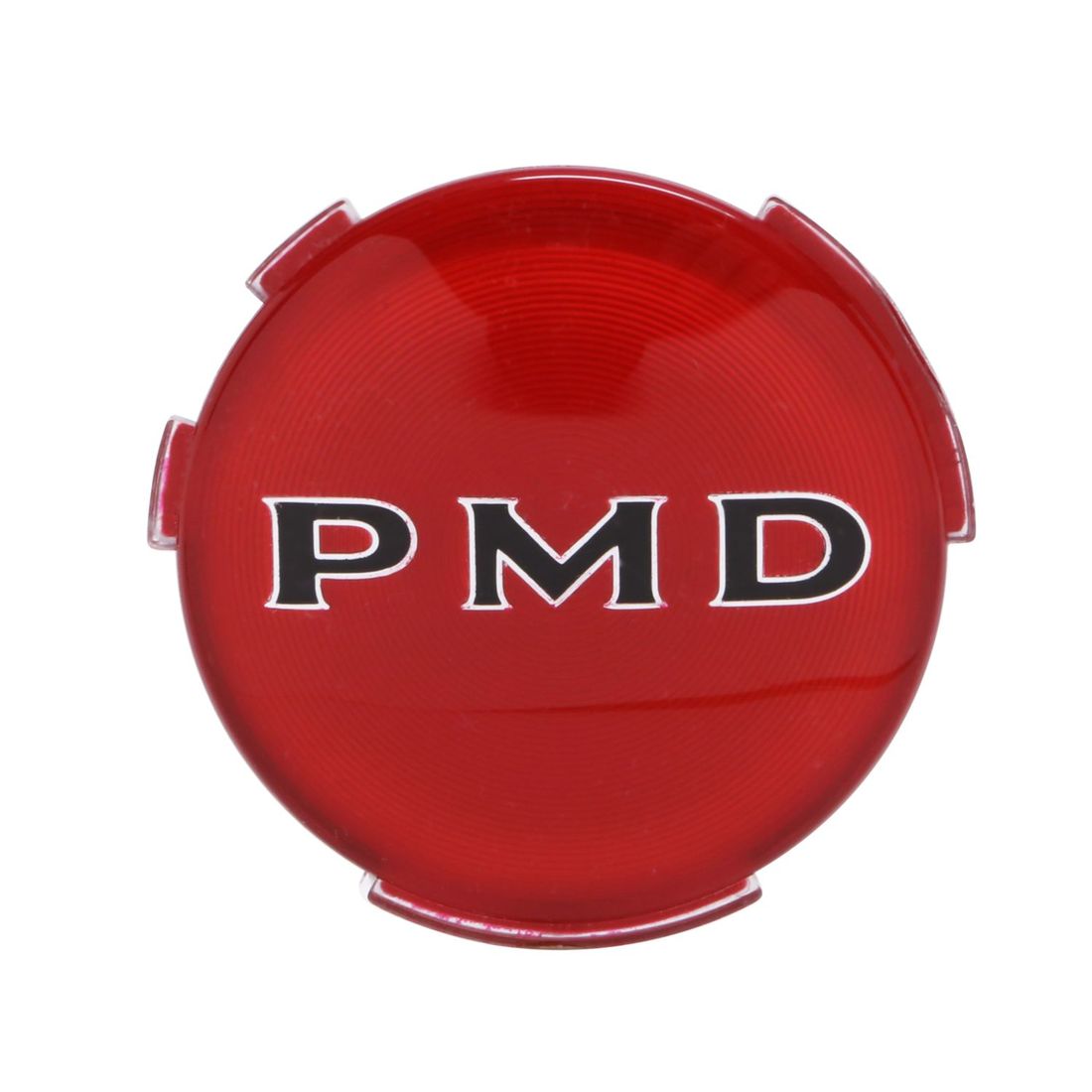 Pontiac Wheel Cover 2-7/16" Diameter W/Red Background "PMD" Emblem, Each