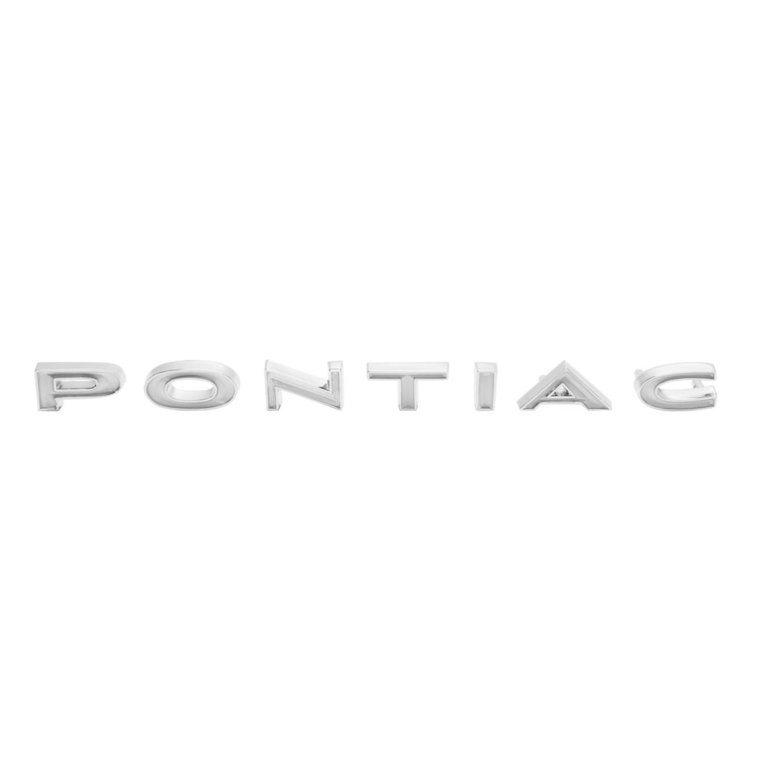 1967-1969 Firebird Trunk Lid Letters, “PONTIAC”, Sold as a Set