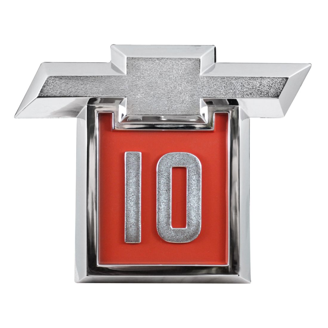 1964 Chevrolet and GMC Truck Front Fender Emblem, “10”, Sold as a Pair