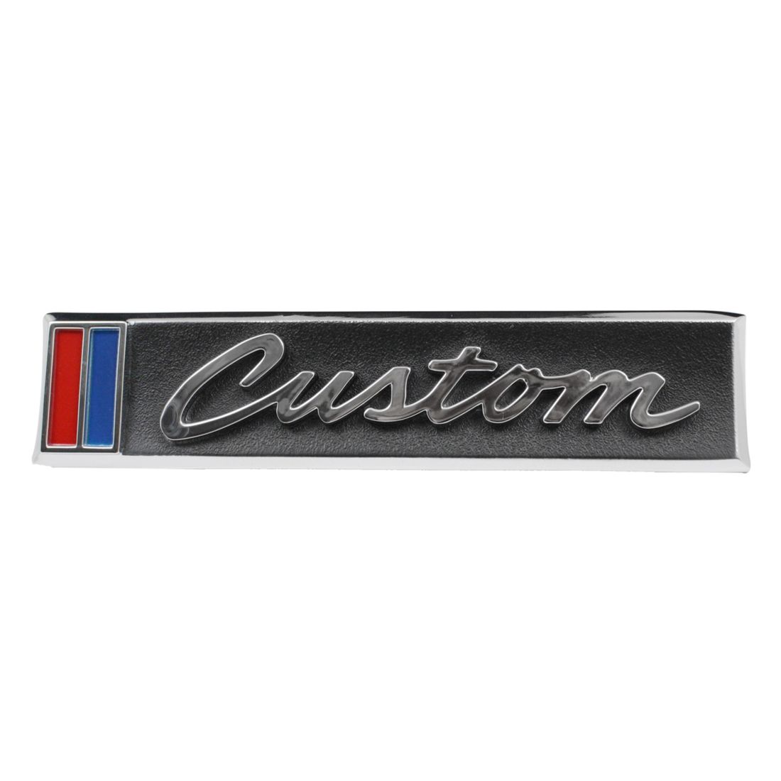 1967-1968 Chevrolet and GMC Truck Door Emblem, “Custom”, Sold as a Pair