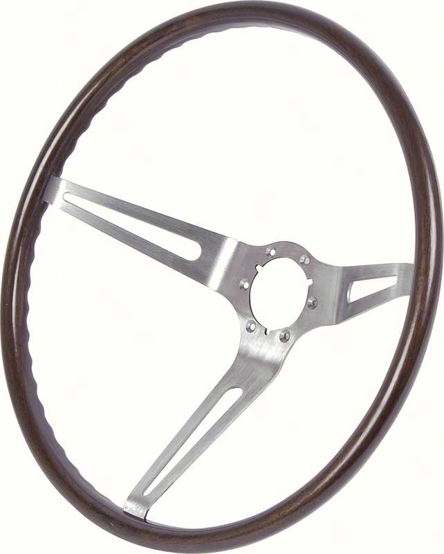 1963-66 Corvette Steering Wheel -Walnut 