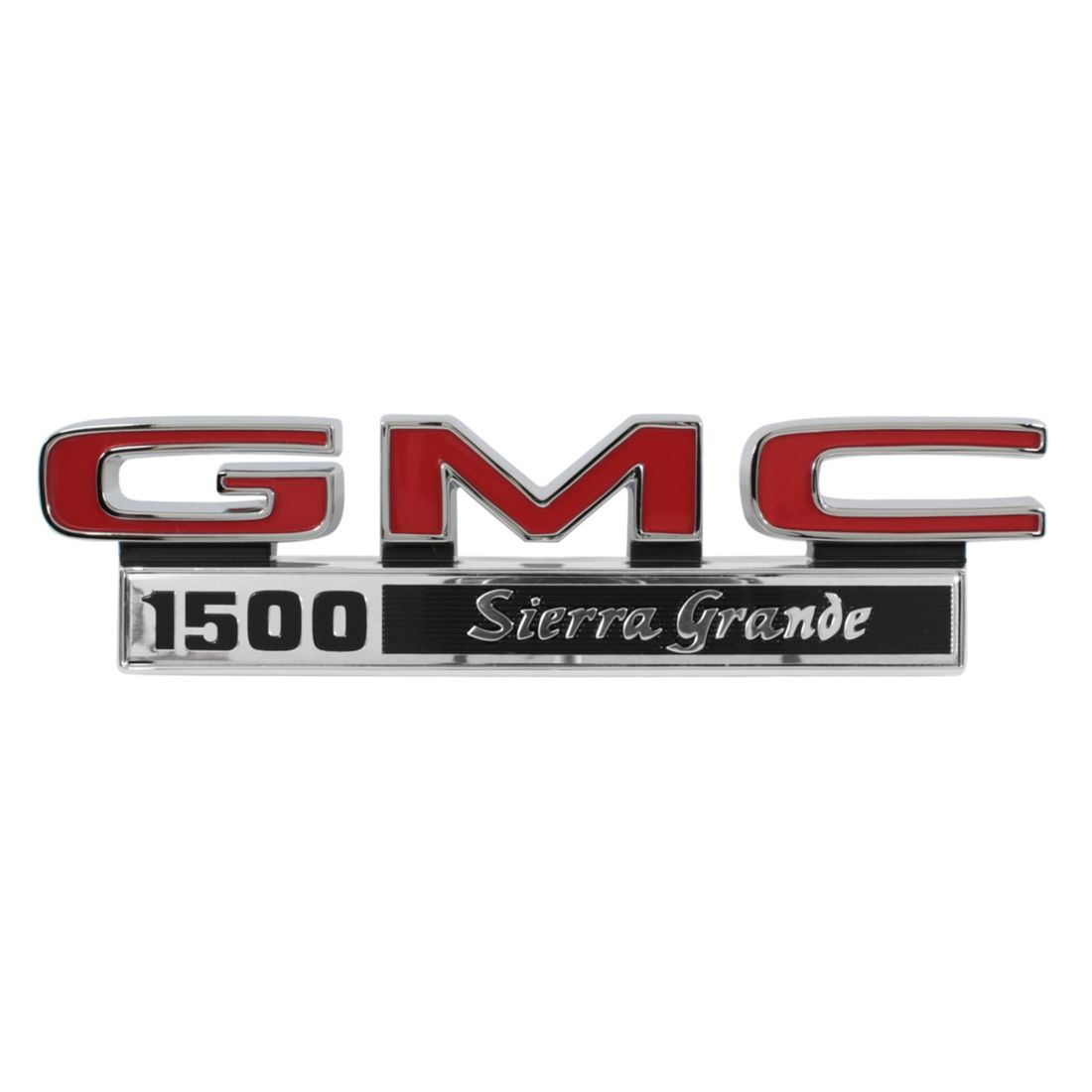 1971-1972 GMC Truck Front Fender Emblem, “GMC 1500 Sierra Grande” Pair