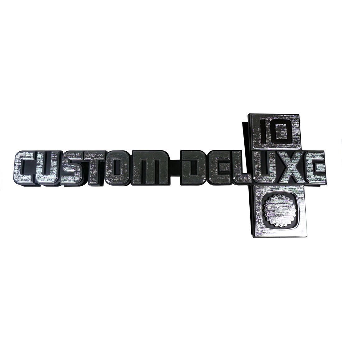 1981-1988 Chevrolet Custom-Deluxe 10 Fender Emblems, Sold as a Pair