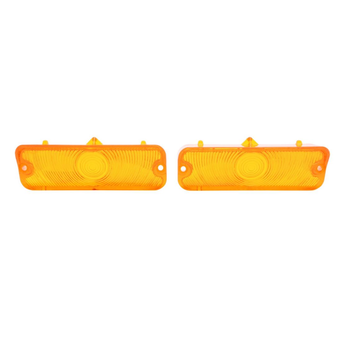 1964 Full-Size Chevrolet Amber Parking Light Lens, Sold as a Pair