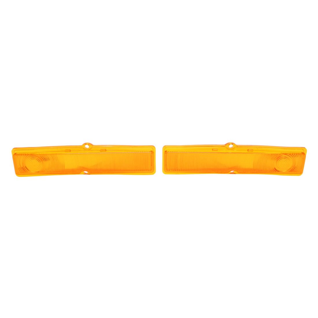 1963-1964 Chevy II and Nova Amber Parking Light Lens, Sold as a Pair