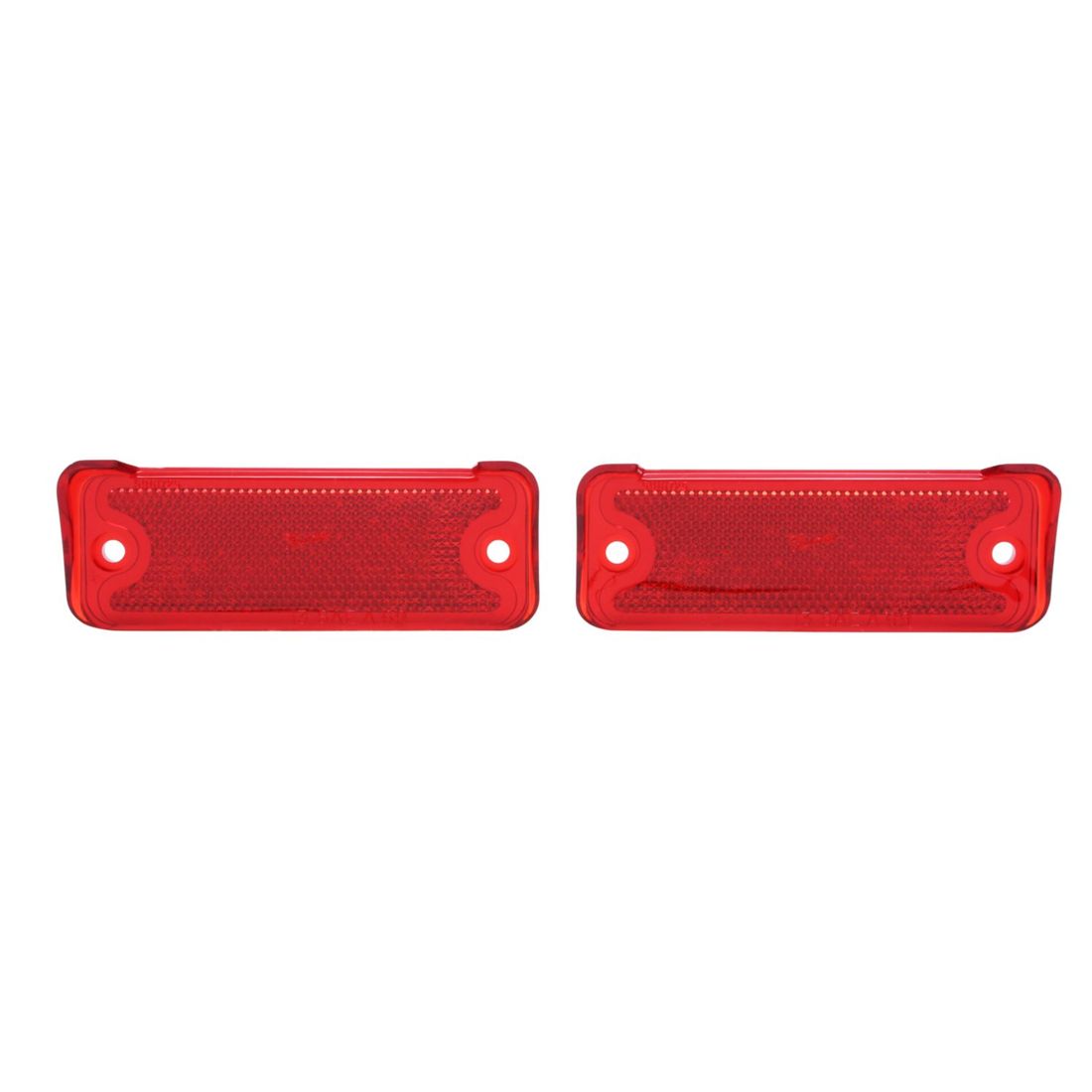 1969-1972 El Camino Rear Bumper Reflector Lens, Sold as a Pair