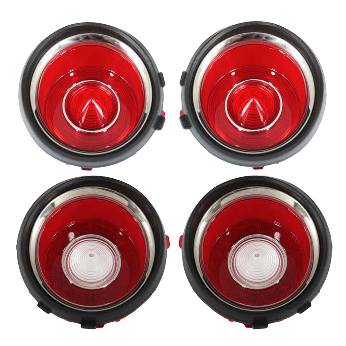 1970-1971 Early Camaro Tail Light Lens Set with RS