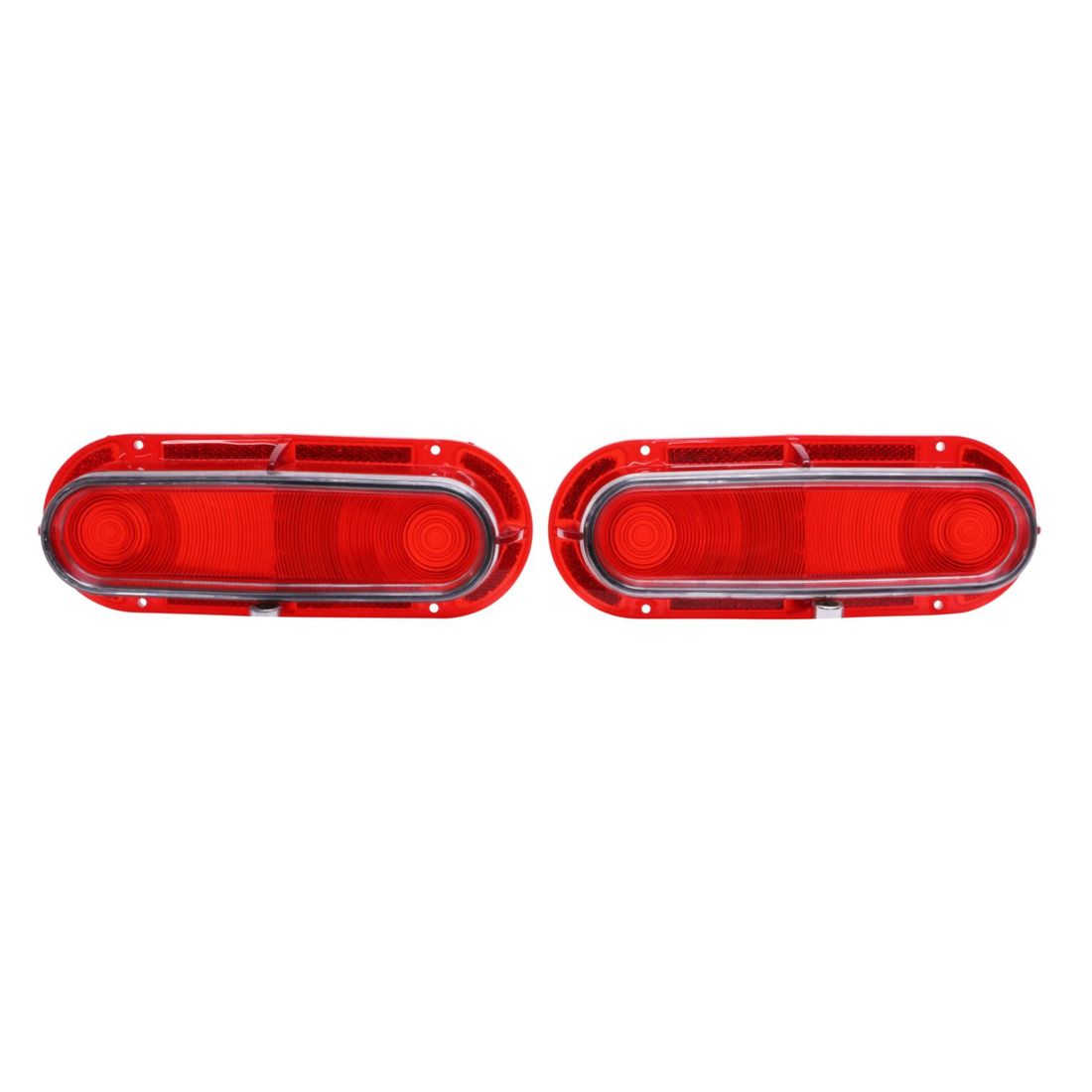 1961 Pontiac Catalina and Ventura Tail Light Lens, Sold as a Pair