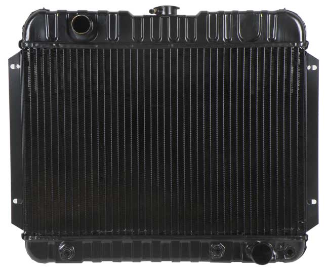 1963-65 Nova V8 283/327 W/ At- Radiator 4 Row Inlet On Driver Side (15-1/2" X 23-1/2" X 2-5/8" Core) 