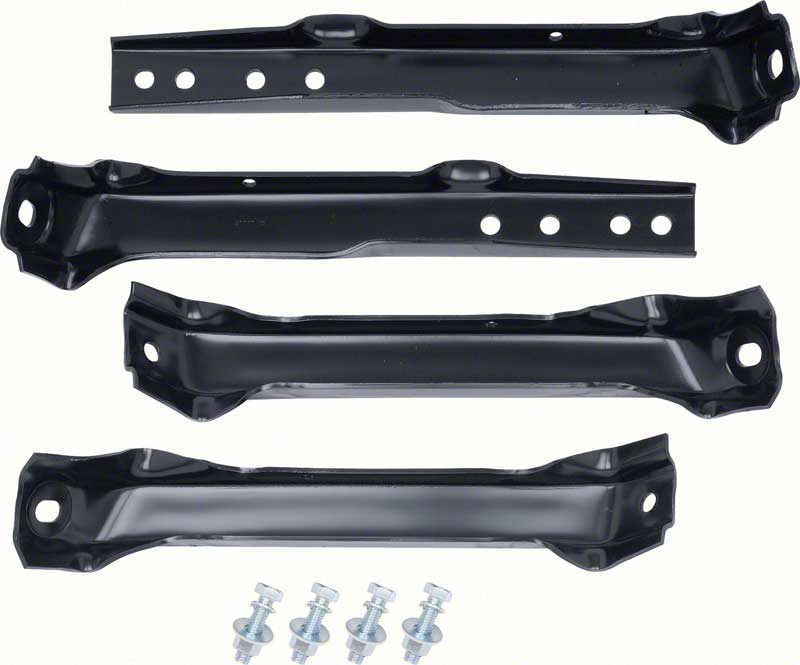 1963-66 GM Truck Stepside Rear Bumper Bracket Set 