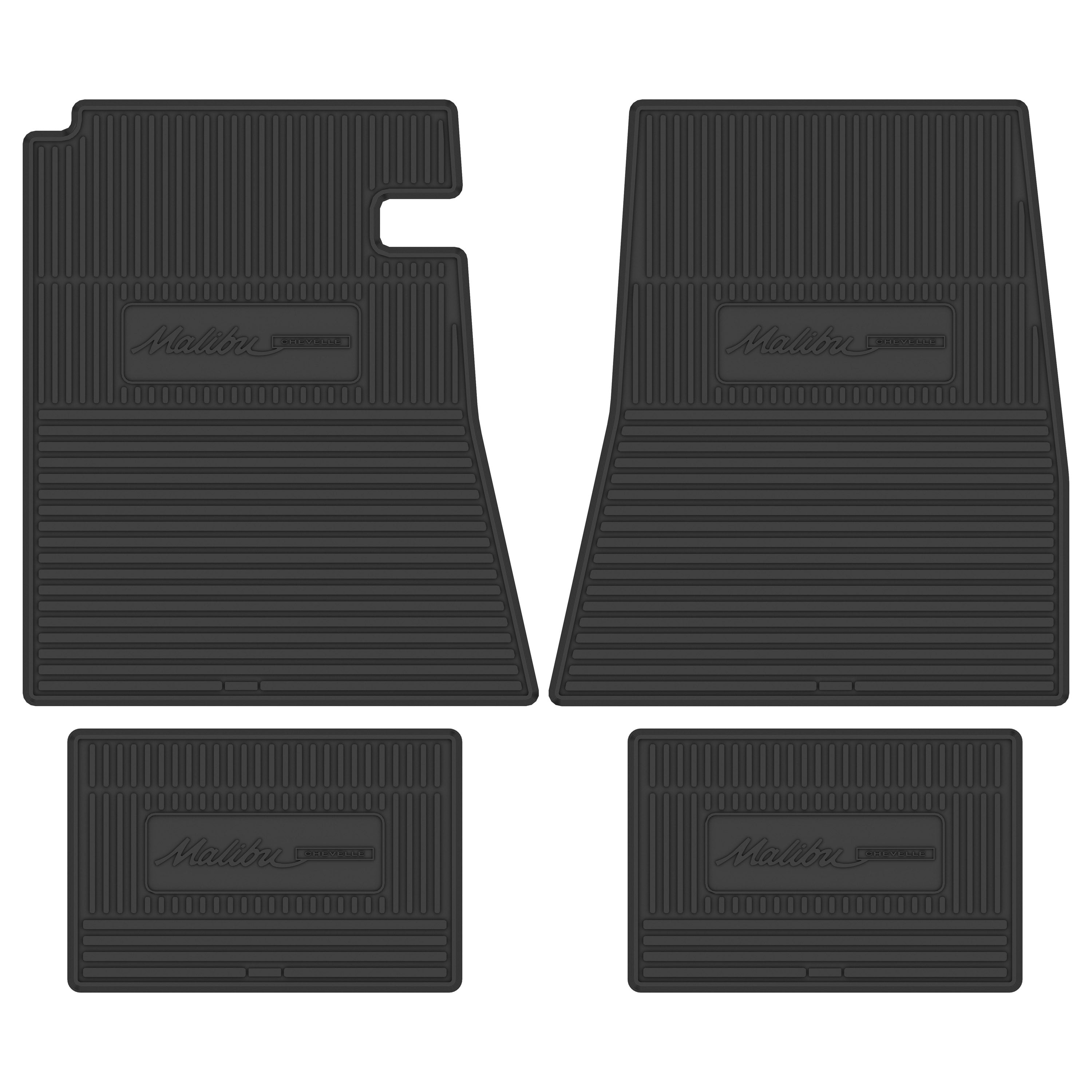 1964 Chevrolet Malibu Chevrolet Chevelle Next Generation Custom Vintage Rubber Floor Mats Package