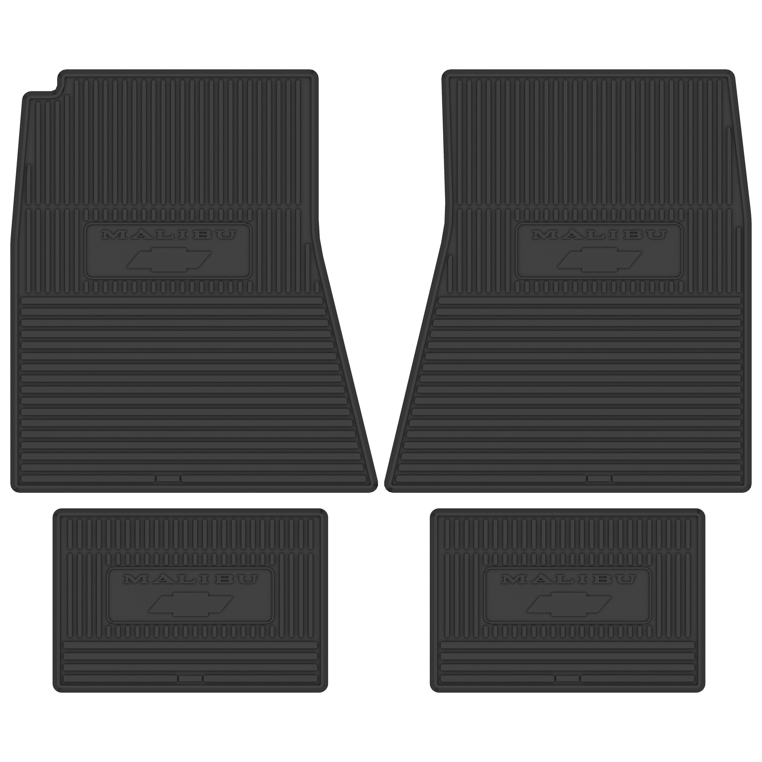 1969-1972 Chevrolet Malibu Next Generation Custom Vintage Rubber Floor Mats Package