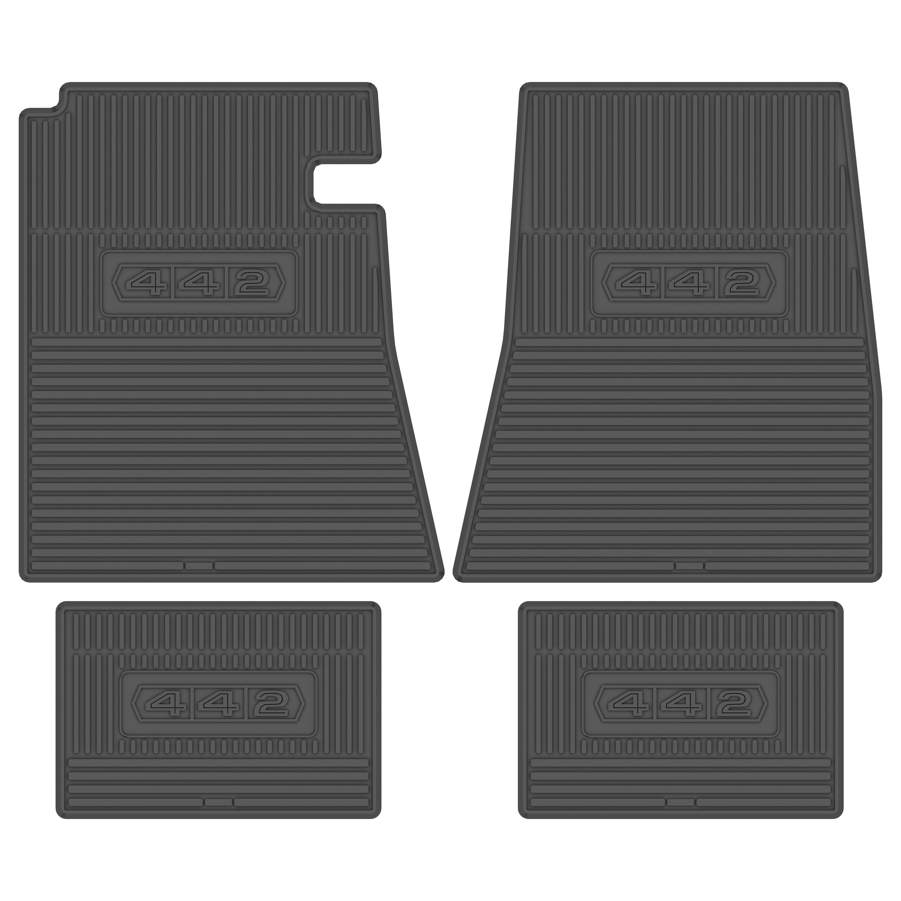 1964-1967 Olds Olds Cutlass 442 Next Generation Custom Vintage Rubber Floor Mats Package