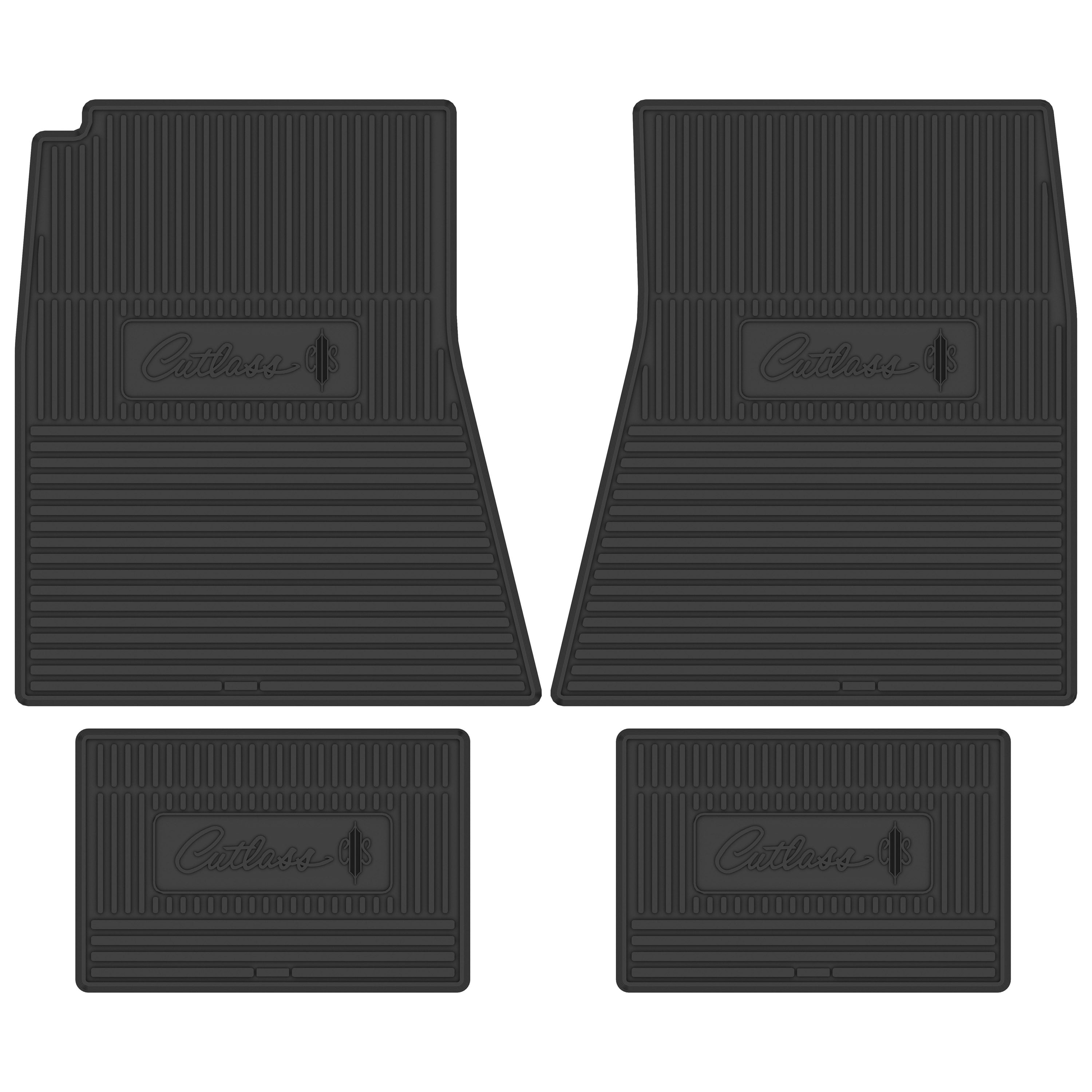 1968-1969 Olds Cutlass Supreme Next Generation Custom Vintage Rubber Floor Mats Package