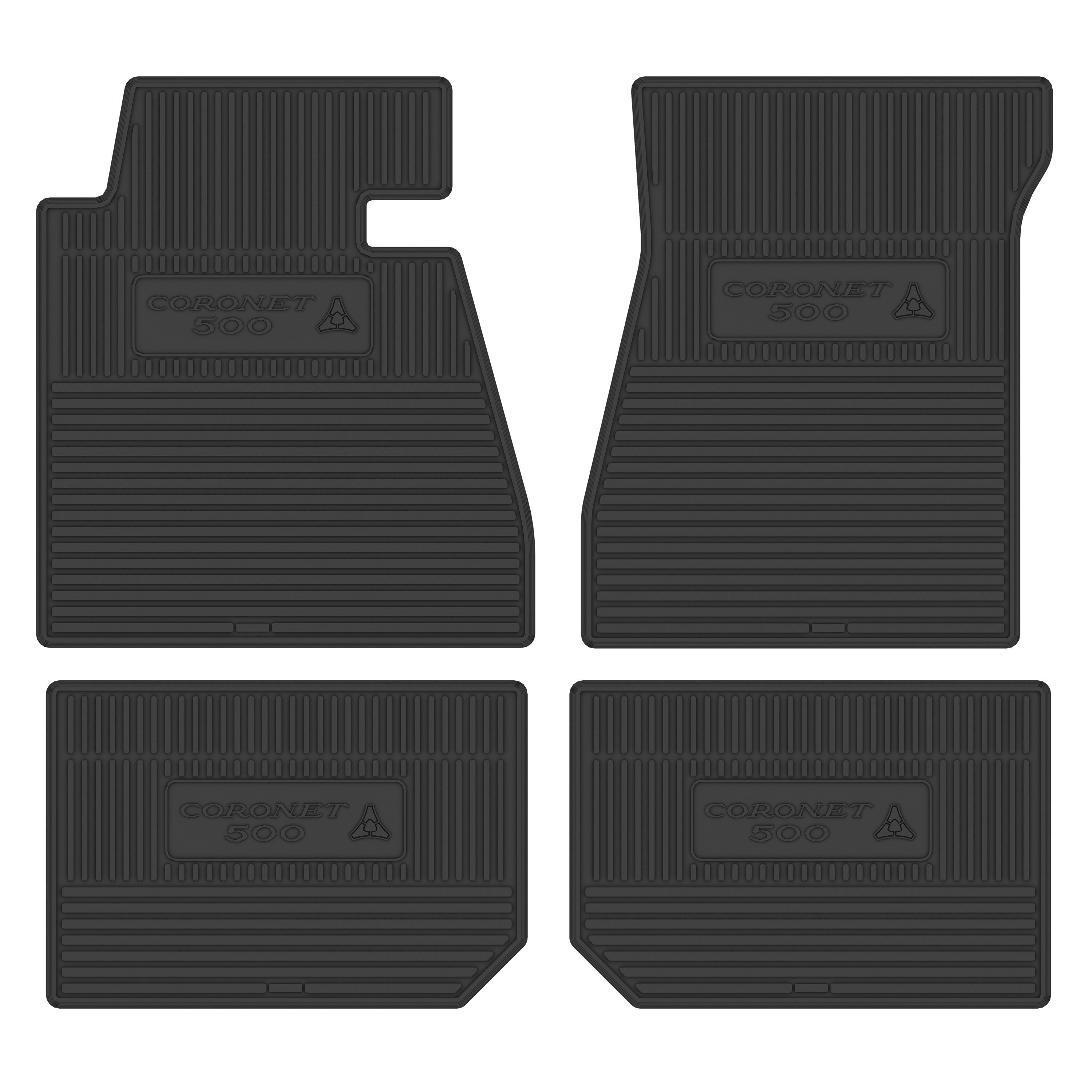 1969-1970 Dodge Coronet 500 Next Generation Custom Vintage Rubber Floor Mats Package