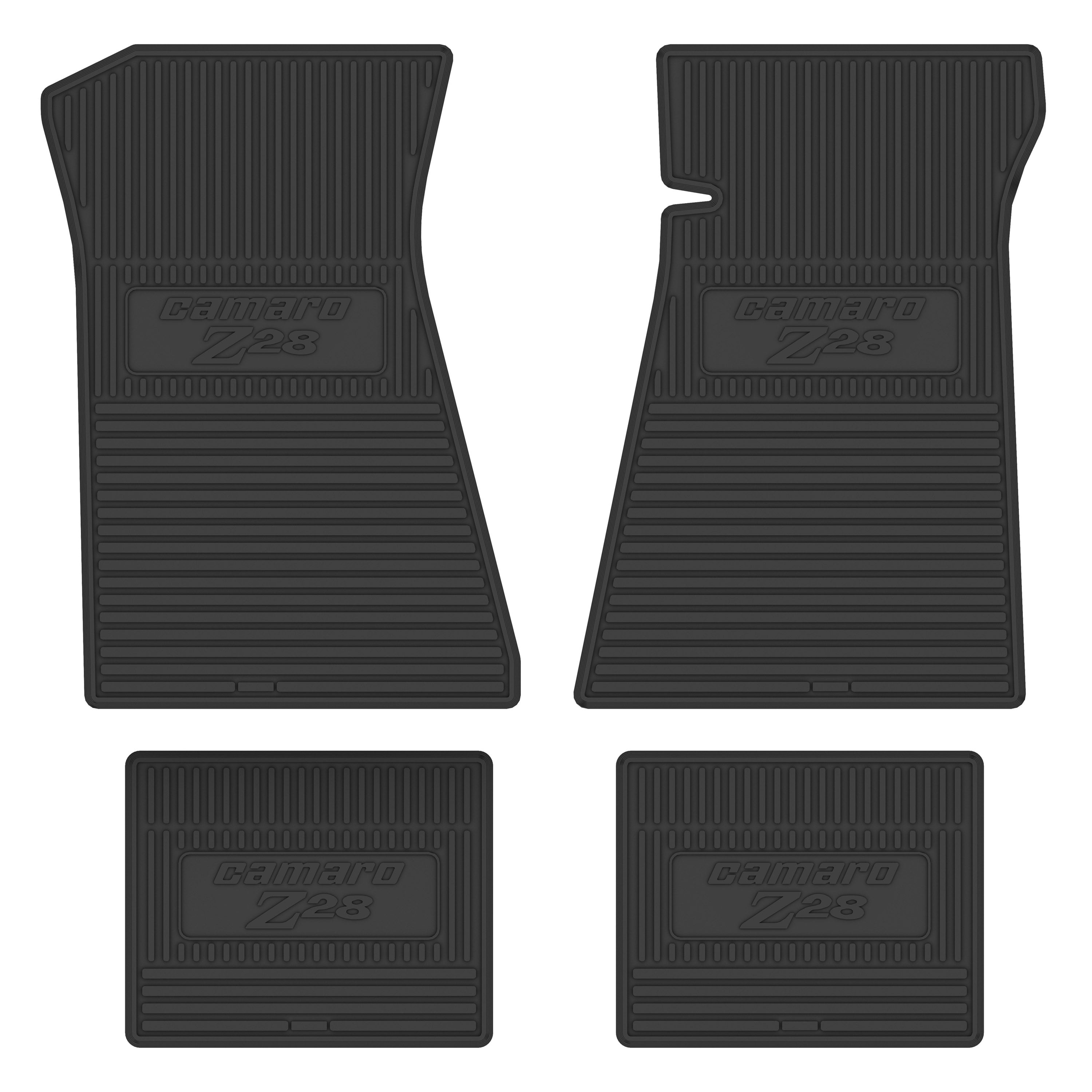 1975-1981 Chevrolet Camaro Next Generation Custom Vintage Rubber Floor Mats Package