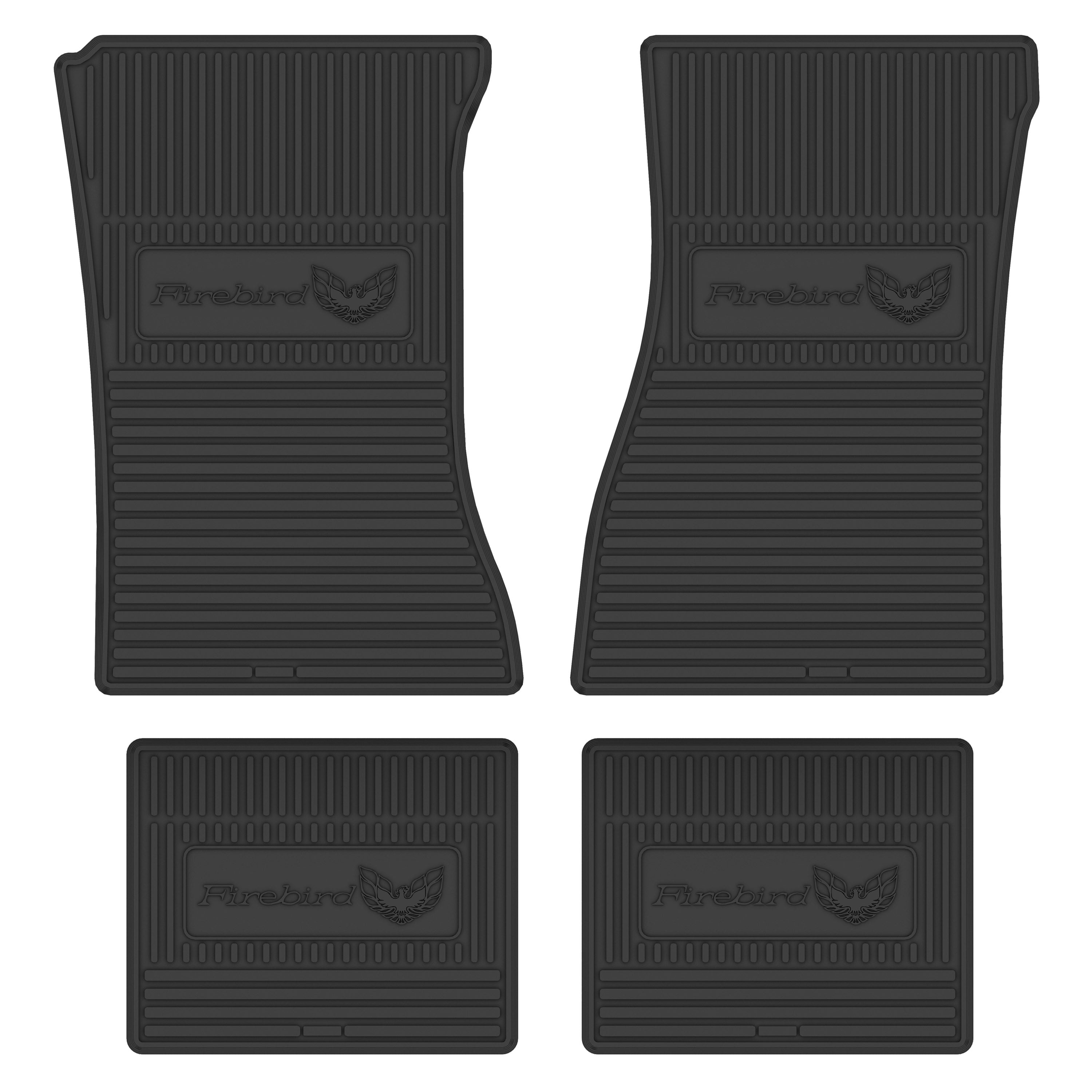 1970-1974 Pontiac Firebird Next Generation Custom Vintage Rubber Floor Mats Package