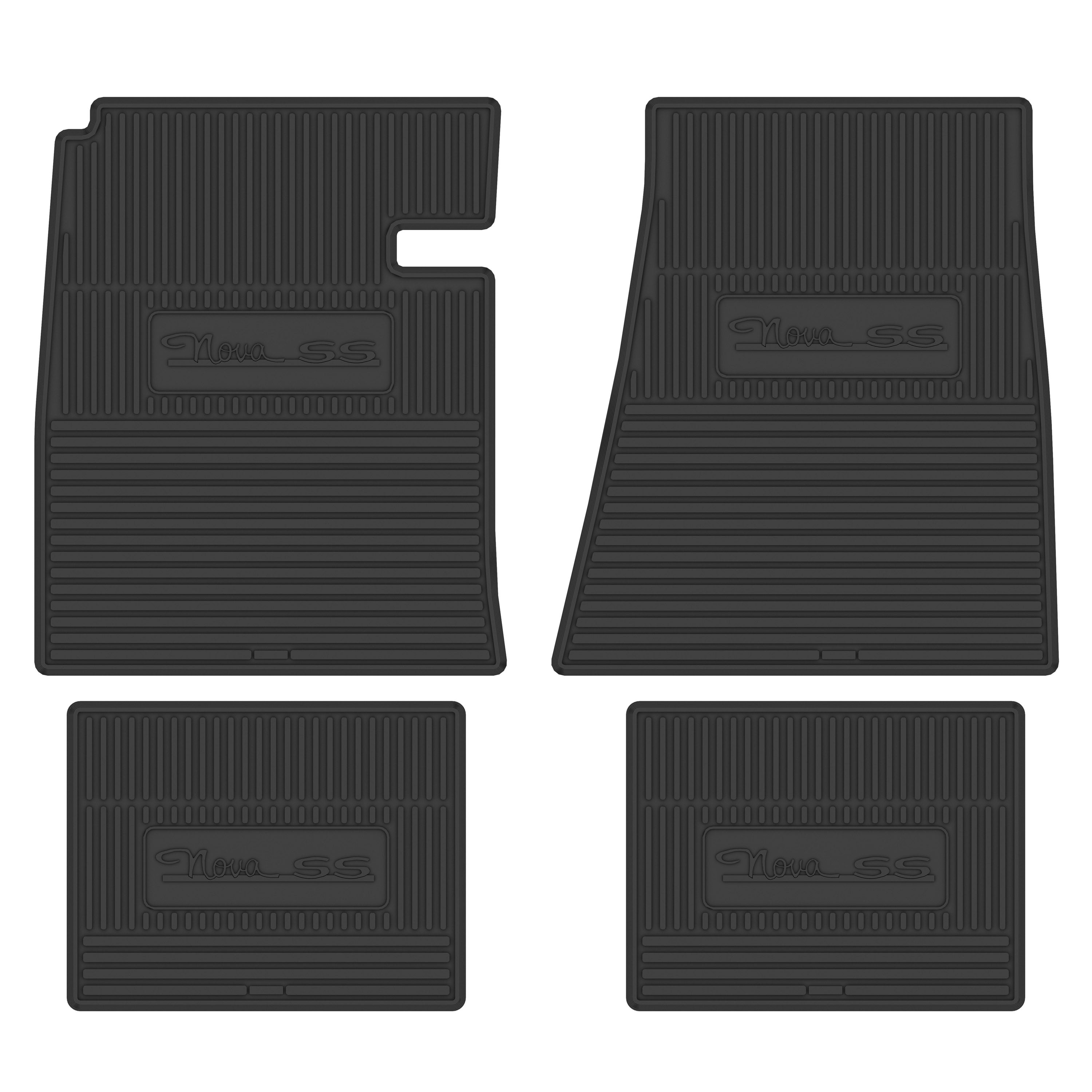 1962-1964 Chevrolet Nova Next Generation Custom Vintage Rubber Floor Mats Package