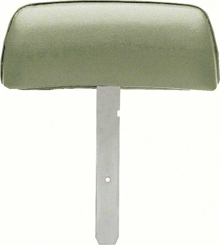 1969 Camaro / Firebird Moss Green Headrest Assemblies with Straight Bar 