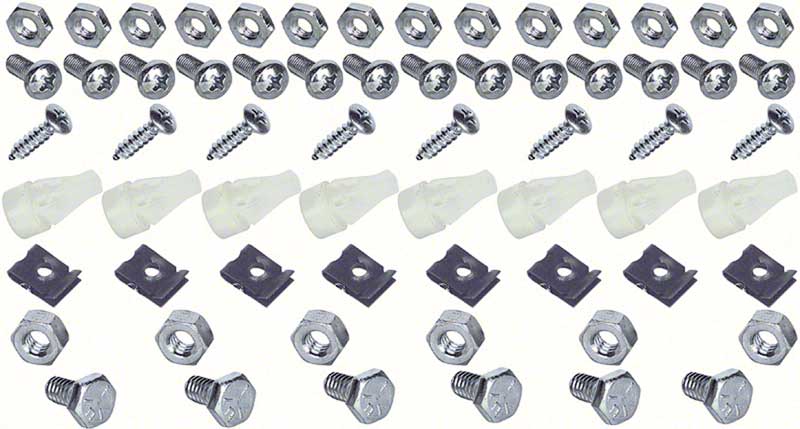 1967-68 Camaro 66 PieceFront Grill Fastener Kit 