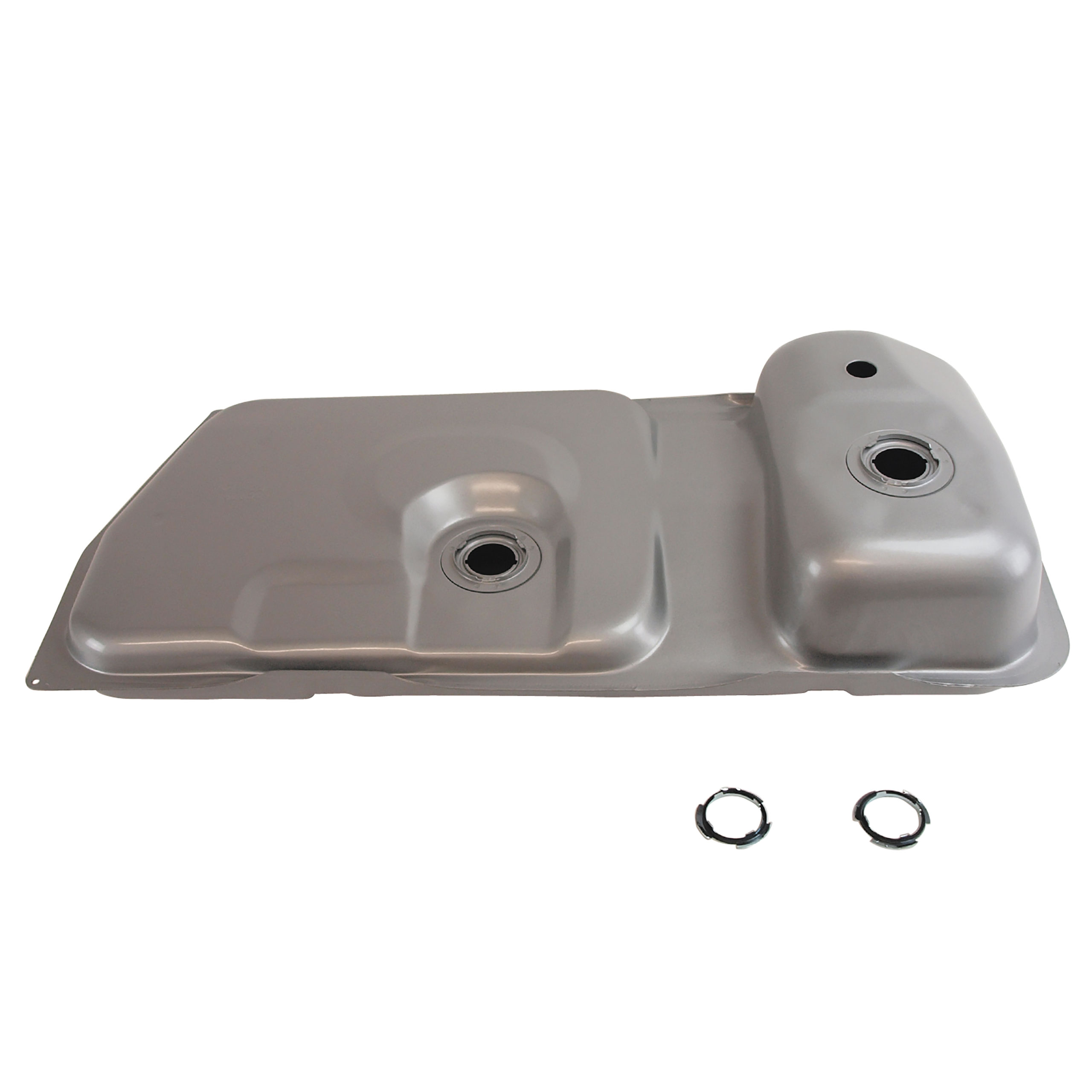 1983-1997 Ford Mustang Fuel Tank - Standard Galvanized W/Fuel Injection, 15.4G In Tank Fuel Pump