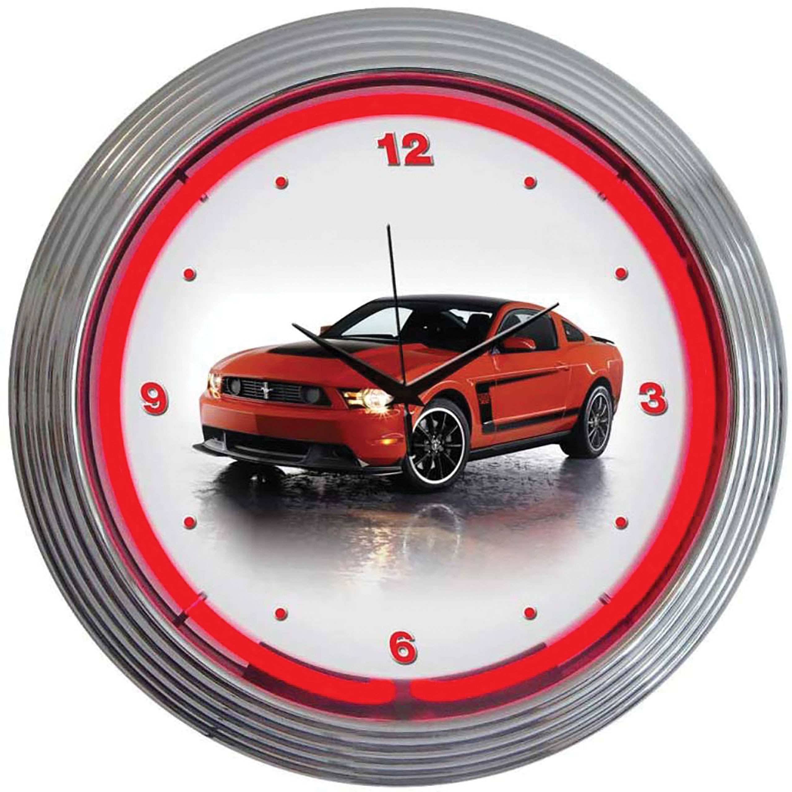 1964-2021 Ford Mustang Boss 302 Neon Clock