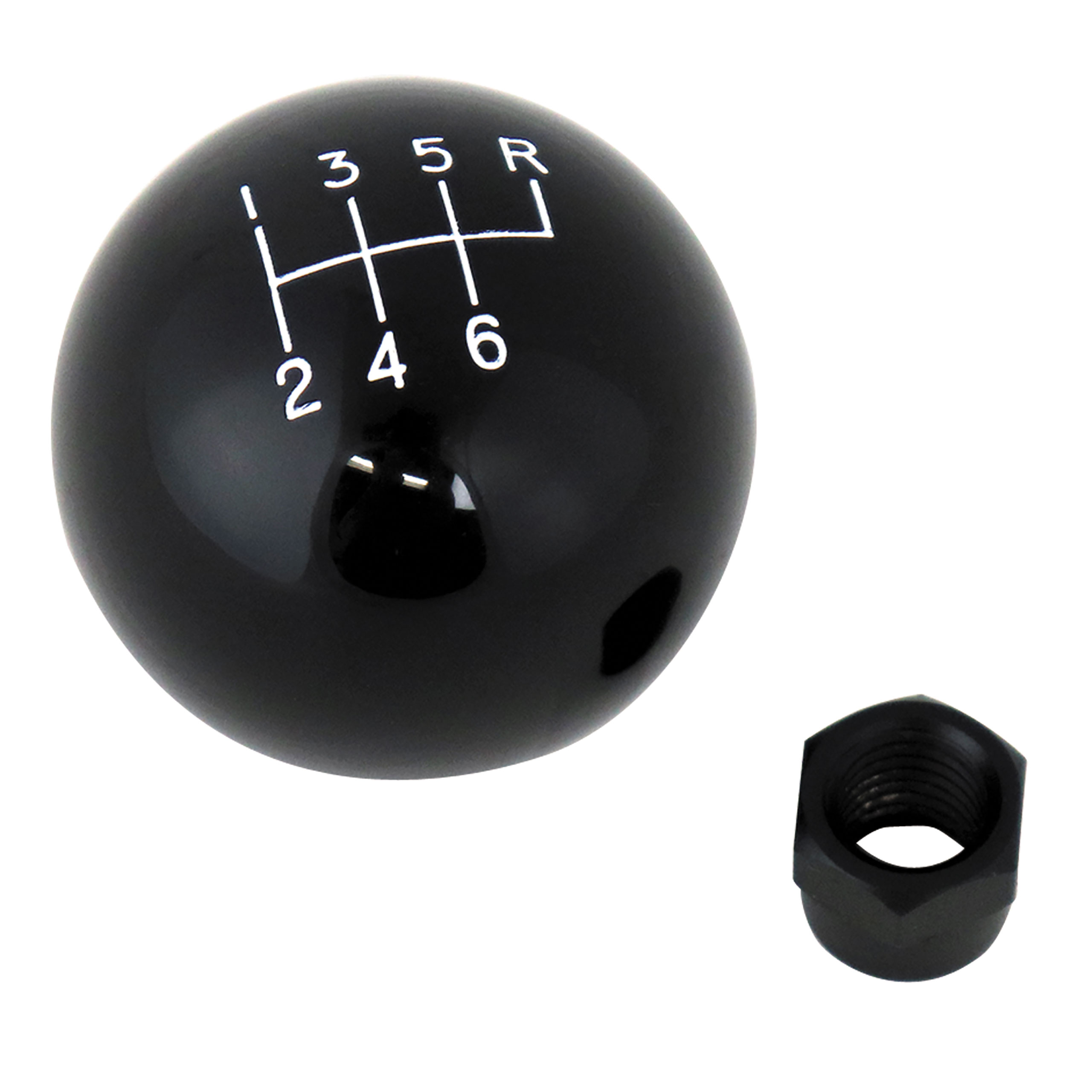 2003-2004 Ford Mustang SHIFTER KNOB BLACK 2 03/04 W/6 SP