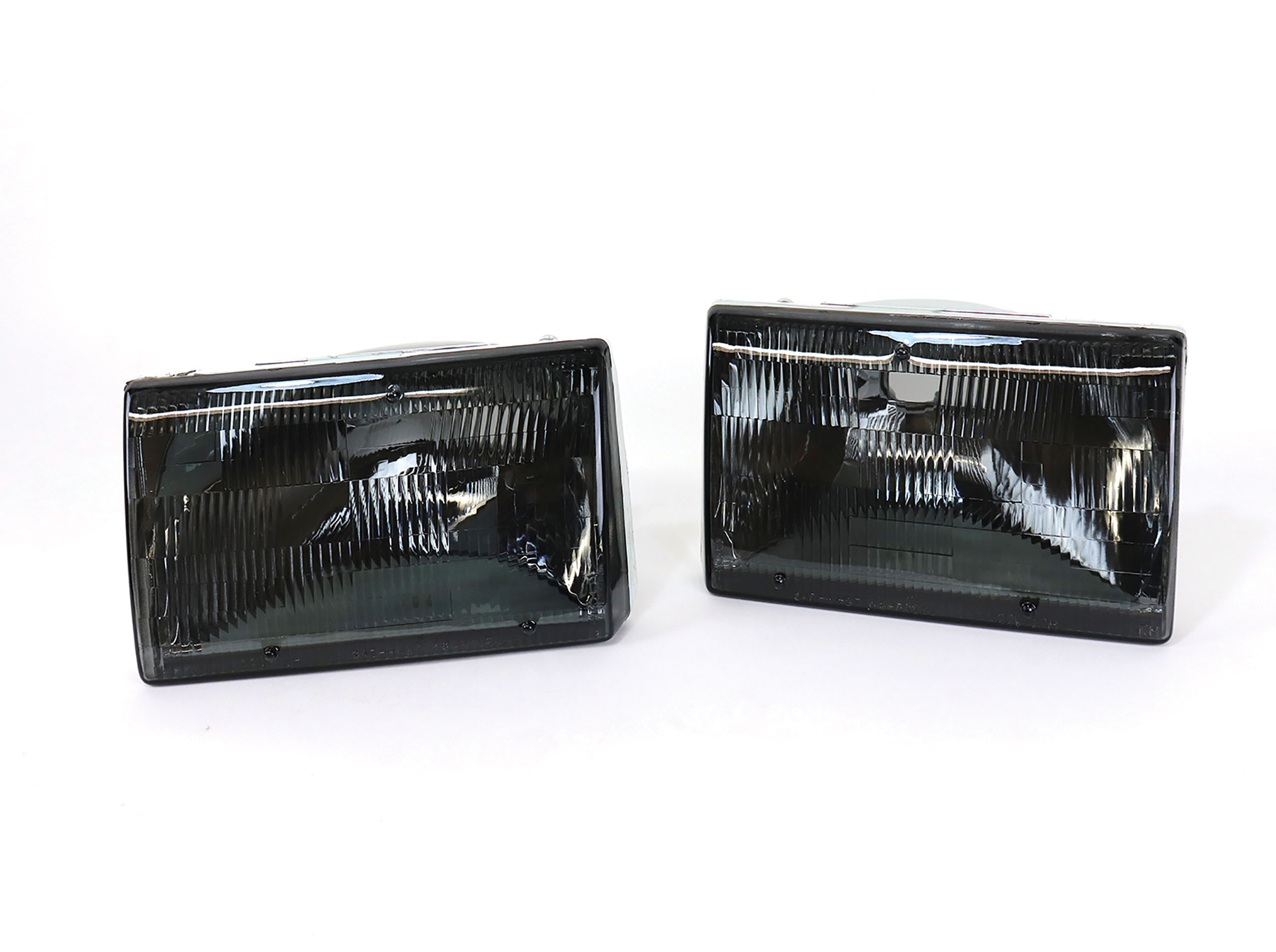 1987-1993 Ford Mustang HEADLIGHT ASSEMBLY PAIR SMOKED 87/9