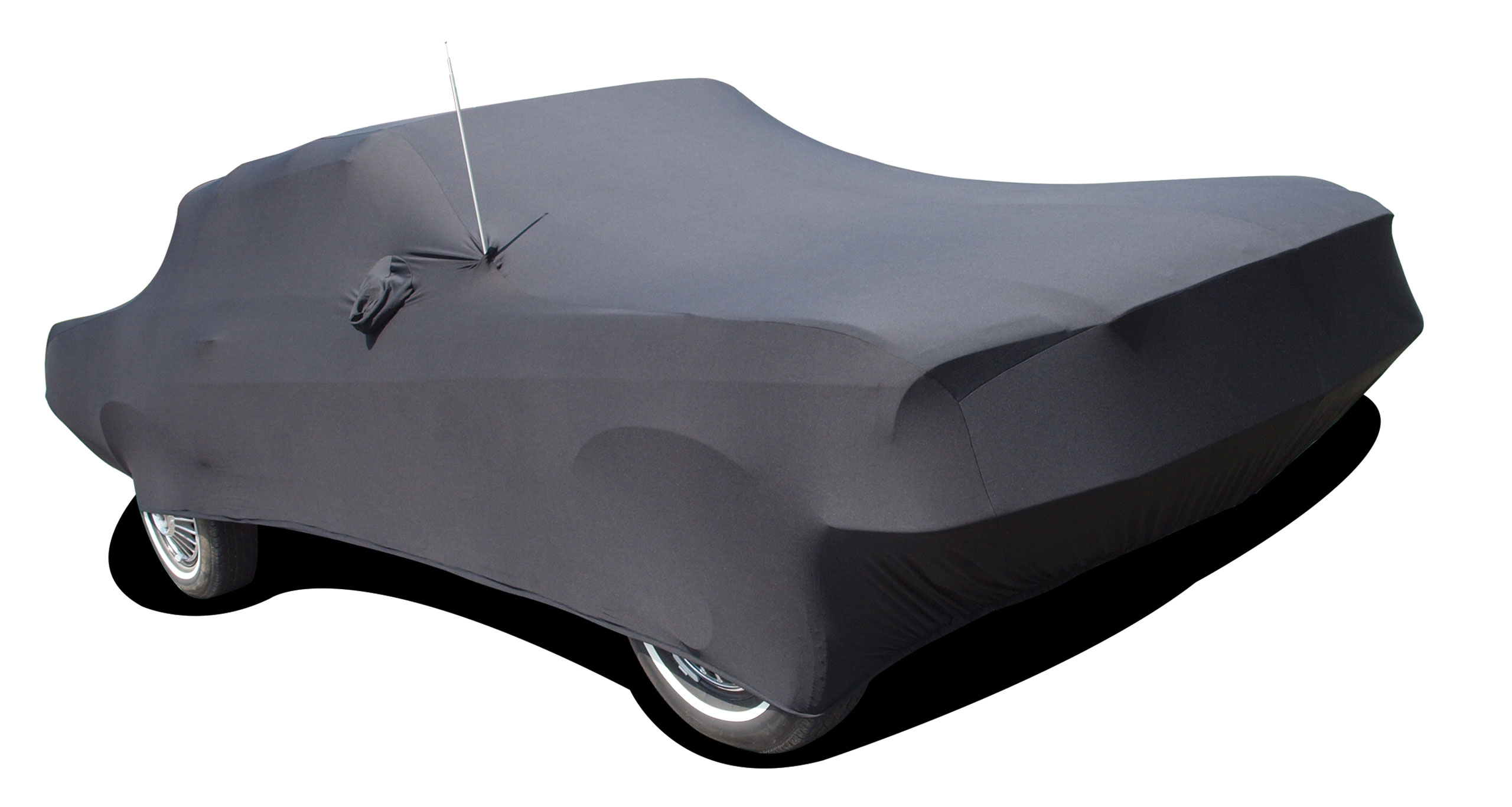 1965-1968 Ford Mustang Onyx Indoor Car Cover - Black - Coupe & Convertible