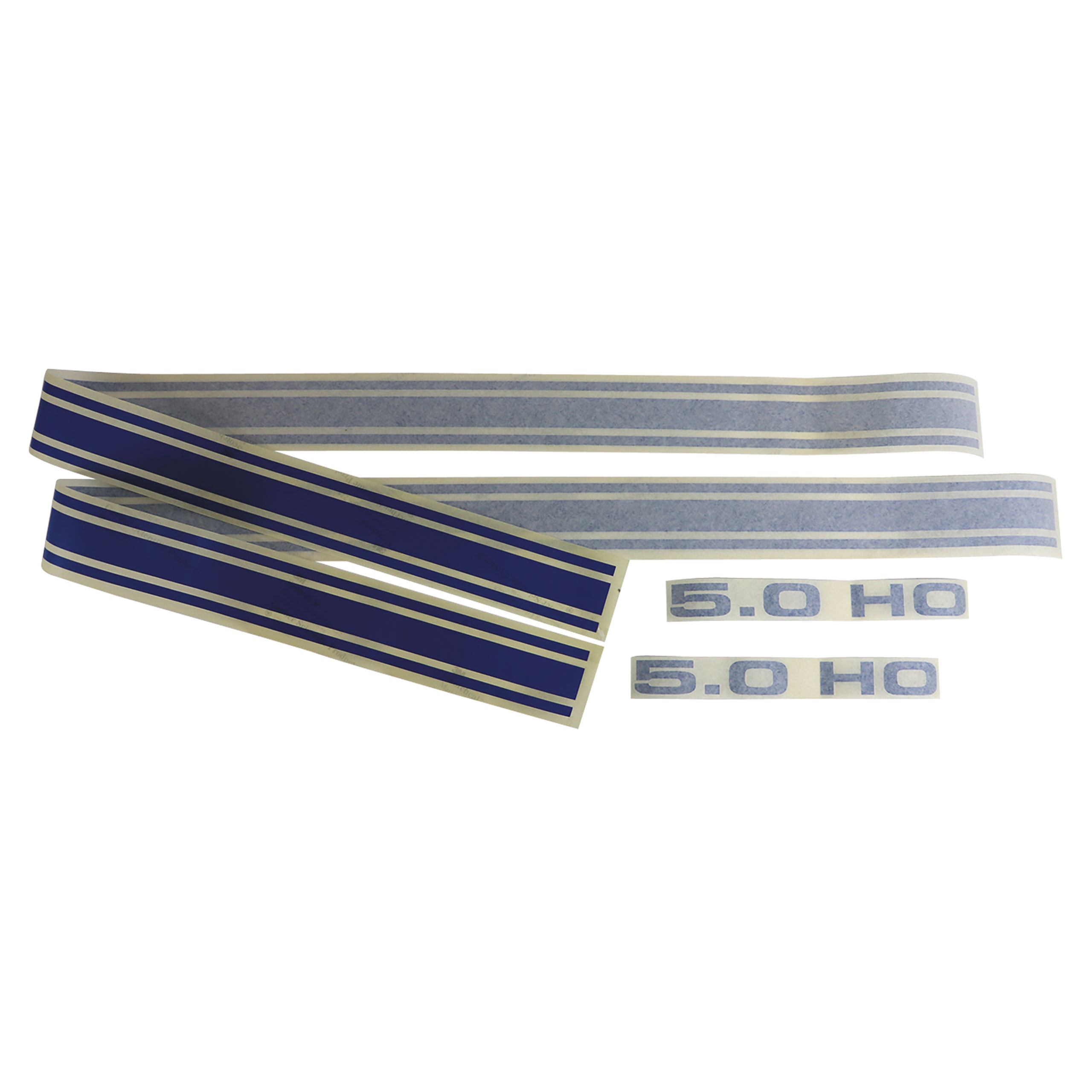 1987-1995 Ford Mustang BODY SIDE STRIPE KIT 5.0 H.O. BLU