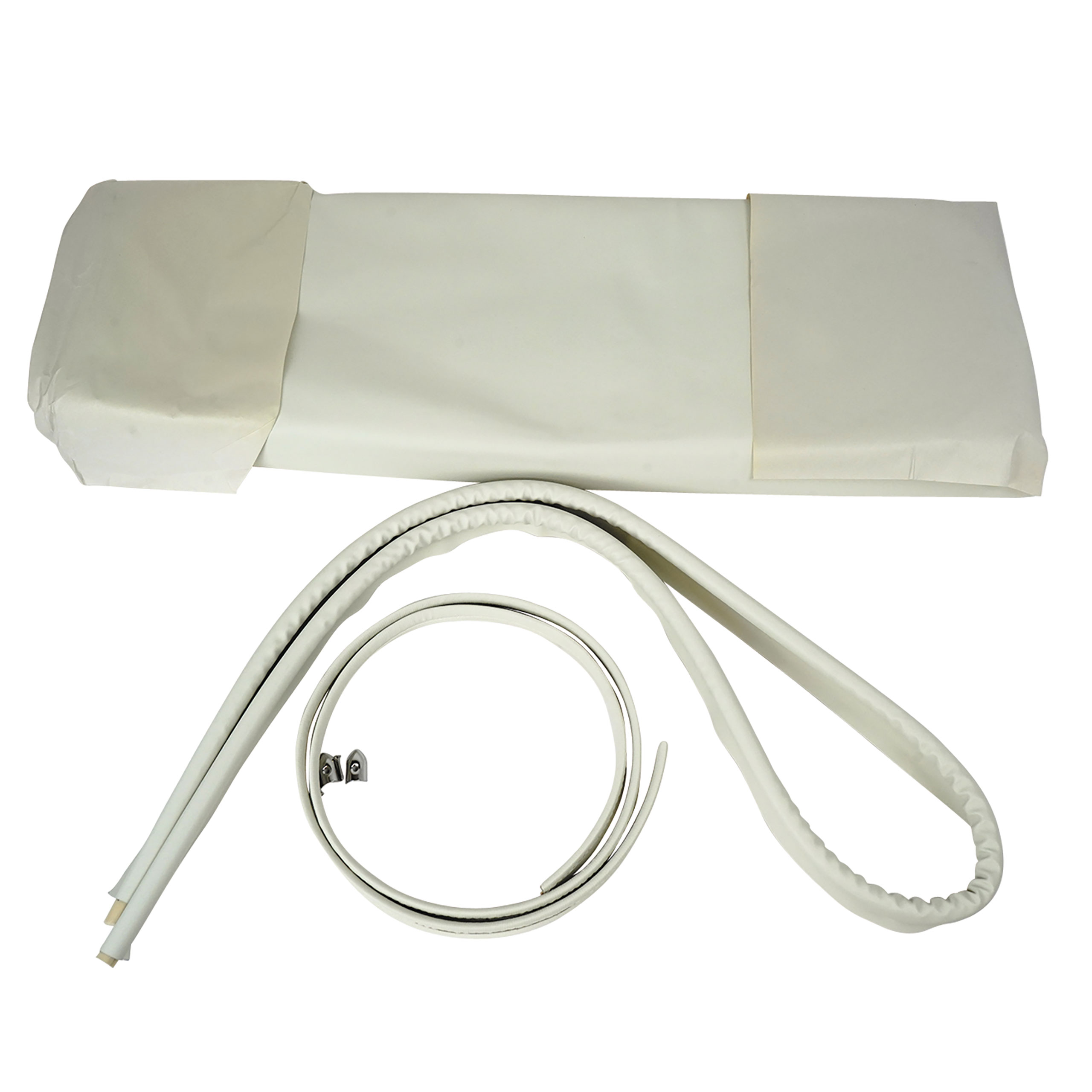 1967-1968 Ford Mustang Convertible Top Without Curtain, White