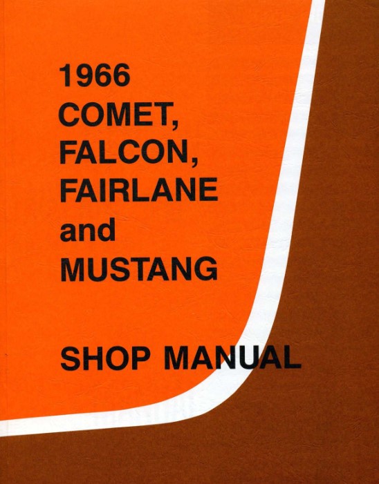 1966-1966 Ford Mustang SHOP MANUAL CD-ROM