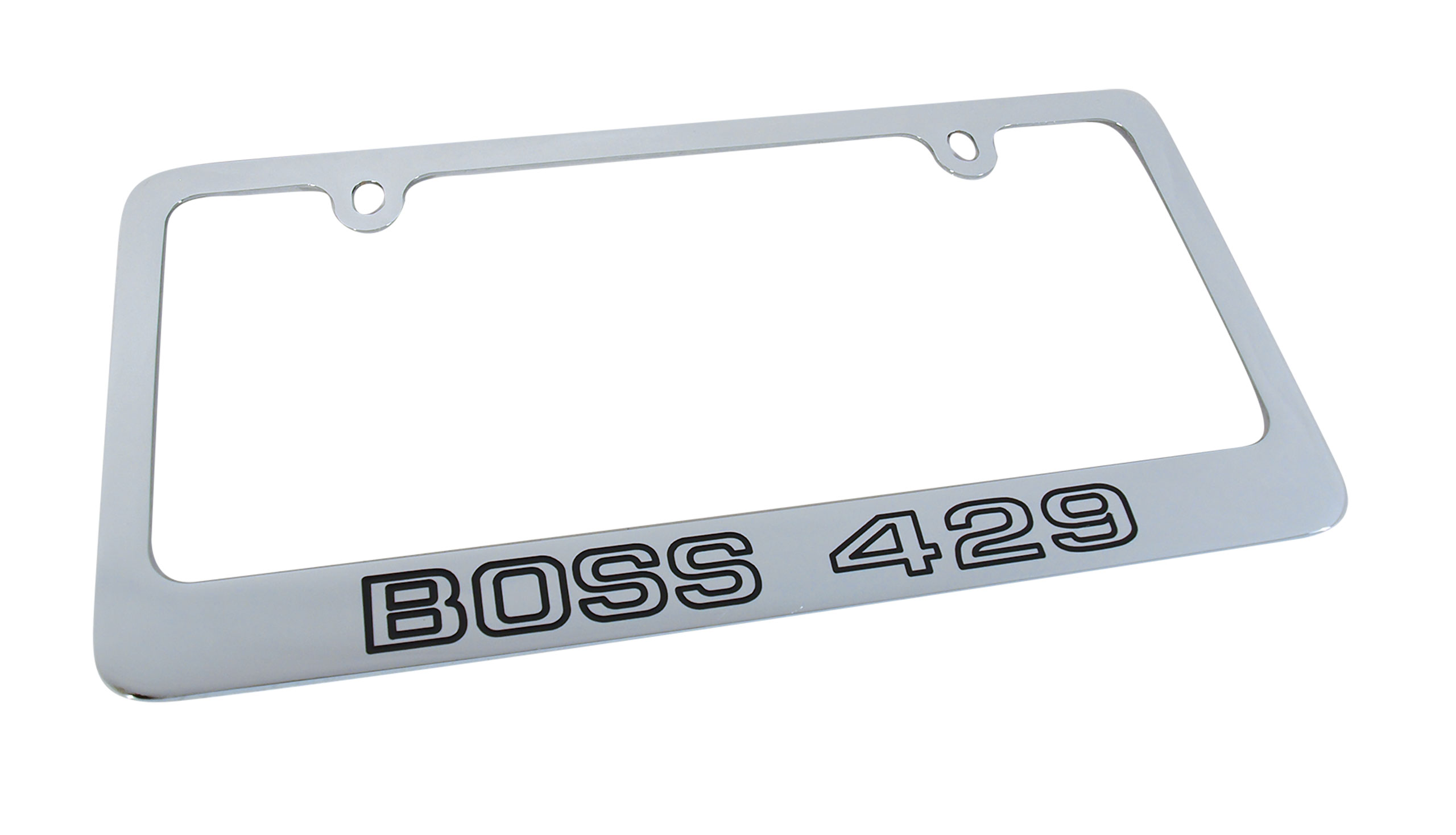 1969-1970 Ford Mustang License Frame - 69-70 Boss 429 Chrome