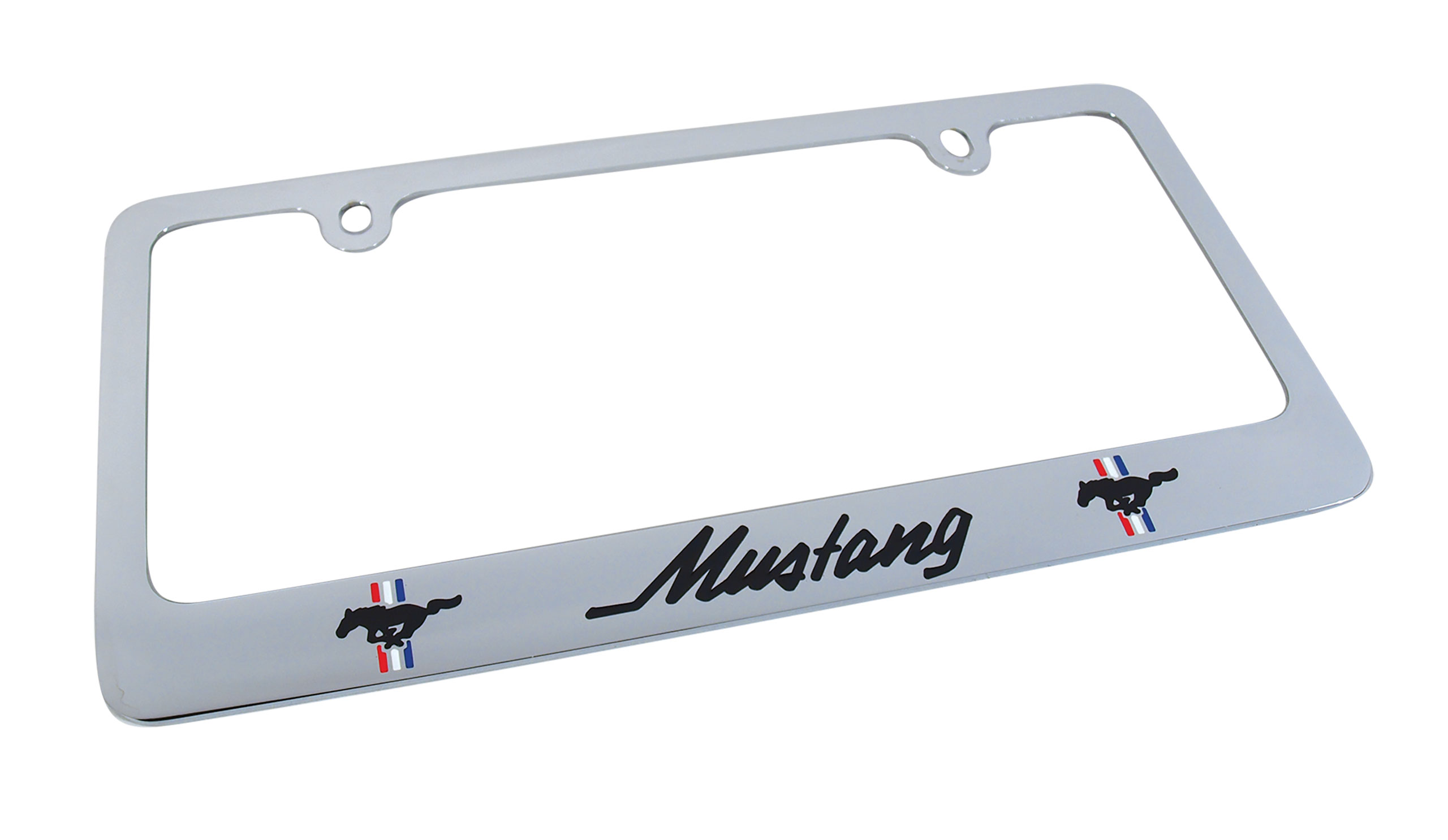 1972-1973 Ford Mustang License Frame - 72-73 Mustang Chrome