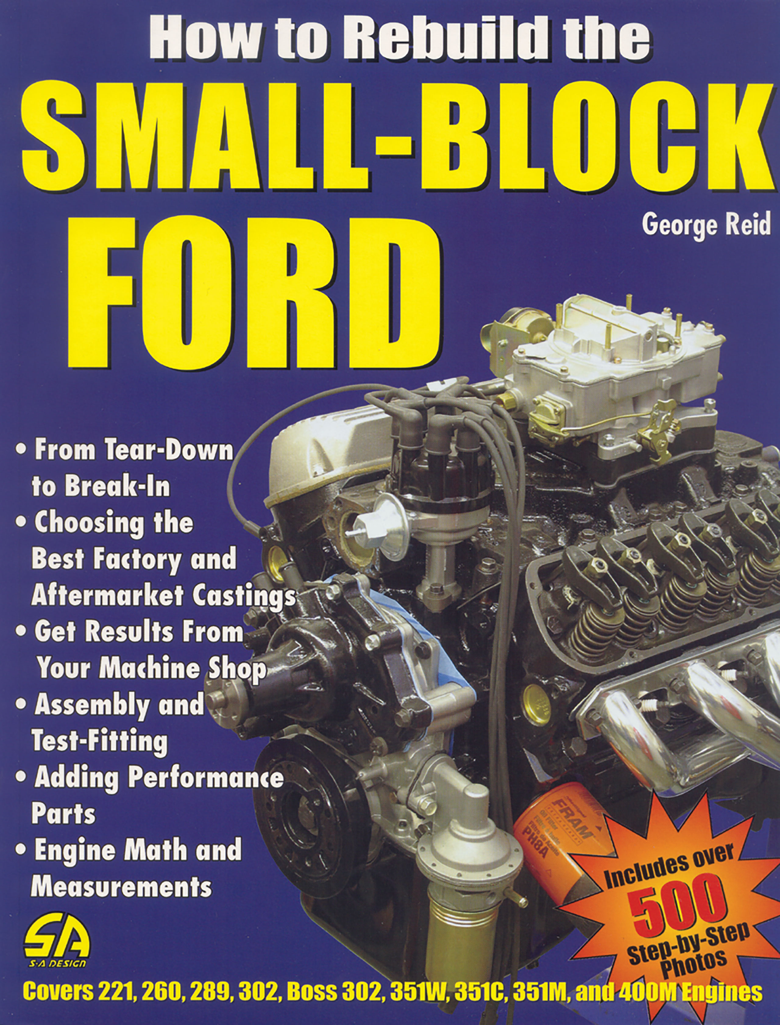 1964-2021 Ford Mustang Book. Small Block Ford