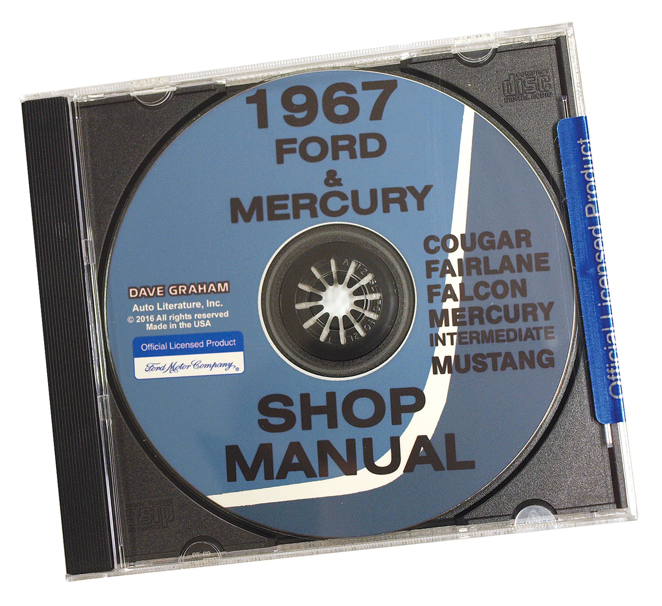 1967-1967 Ford Mustang Shop Manual CD