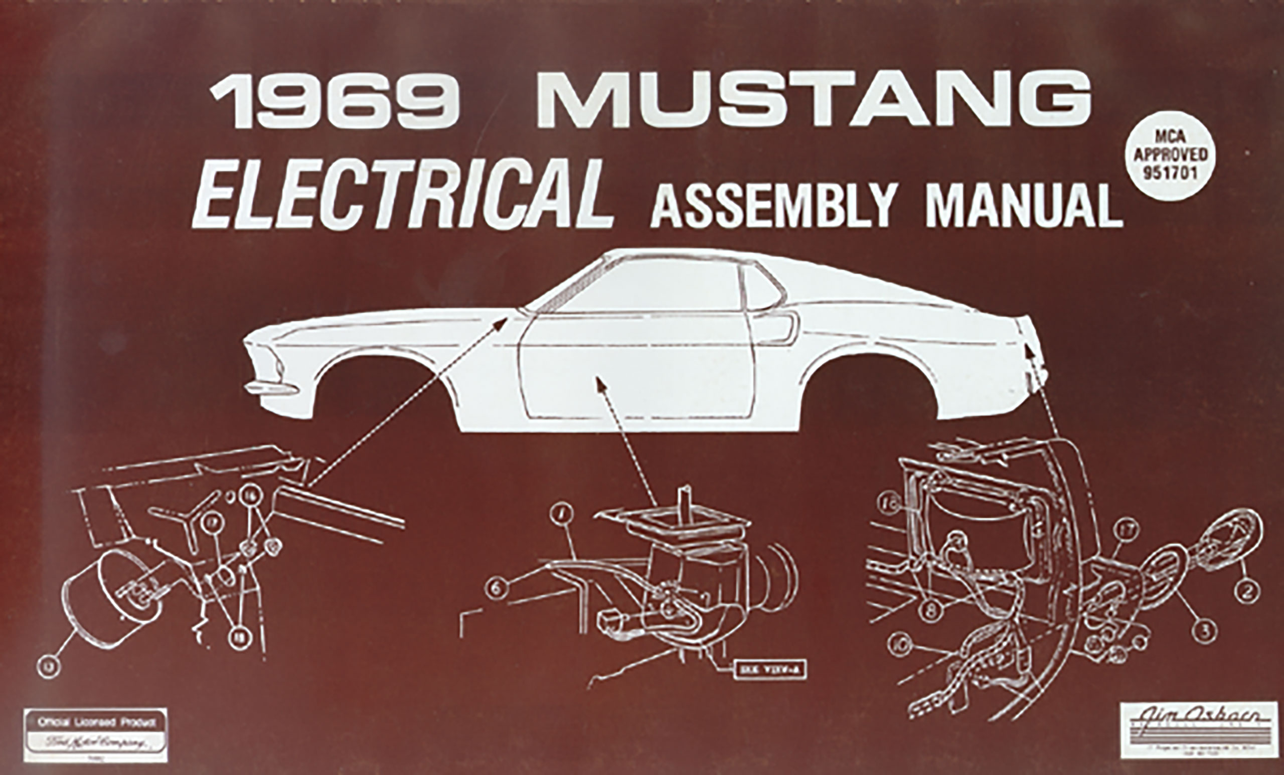 1969-1969 Ford Mustang Assembly Manual. Electrical