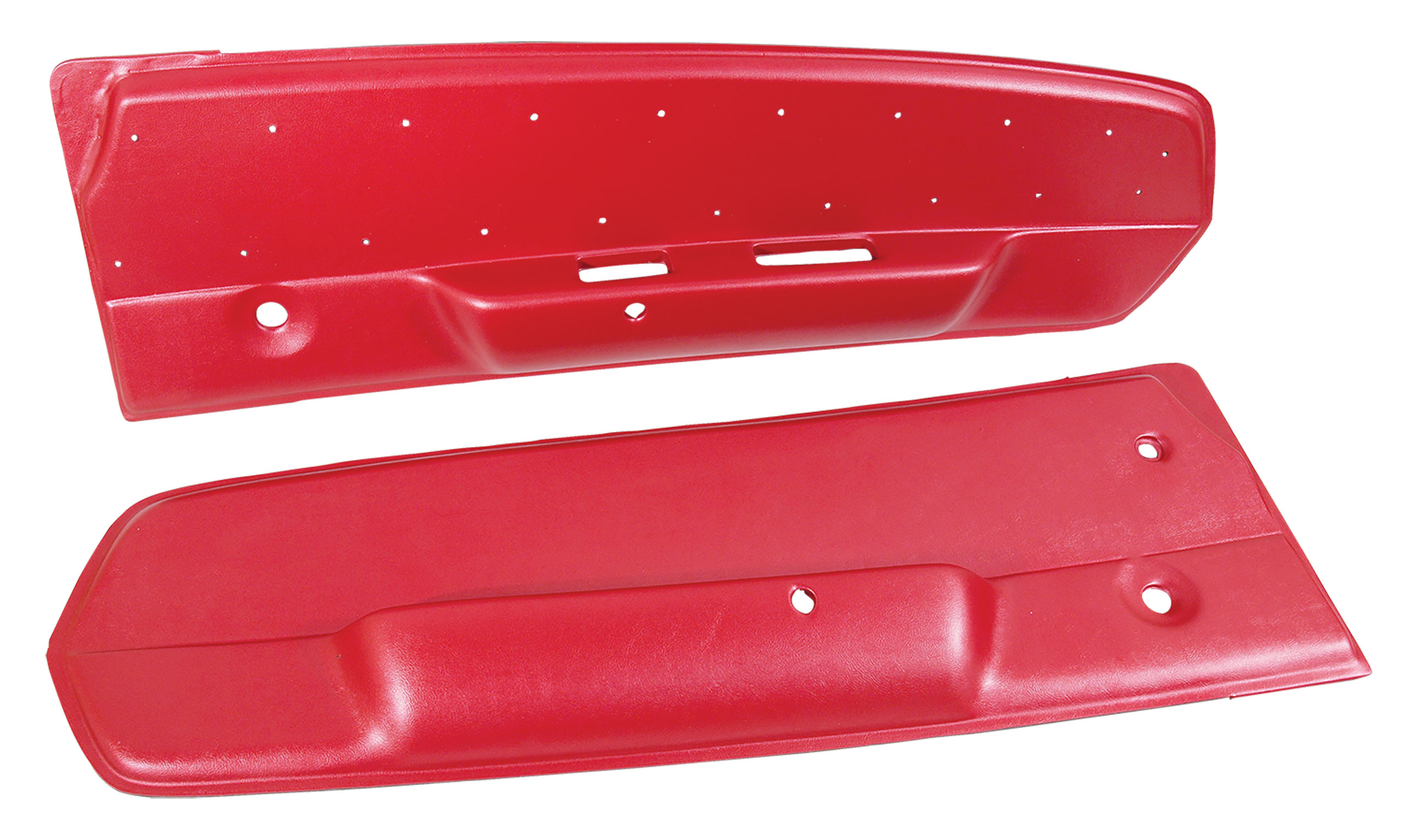 1967-1967 Ford Mustang Deluxe Door Panels - Red