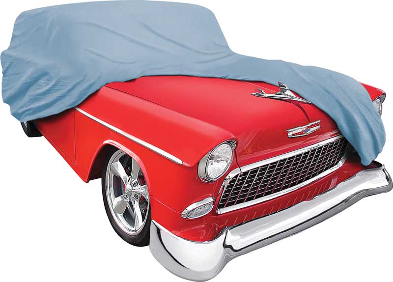 1955 Chevrolet 2 & 4 Door WagonsDiamond Blue Car Cover 