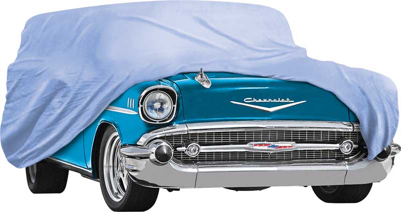 1957 Chevrolet 2 & 4 Door WagonsDiamond Blue Car Cover 