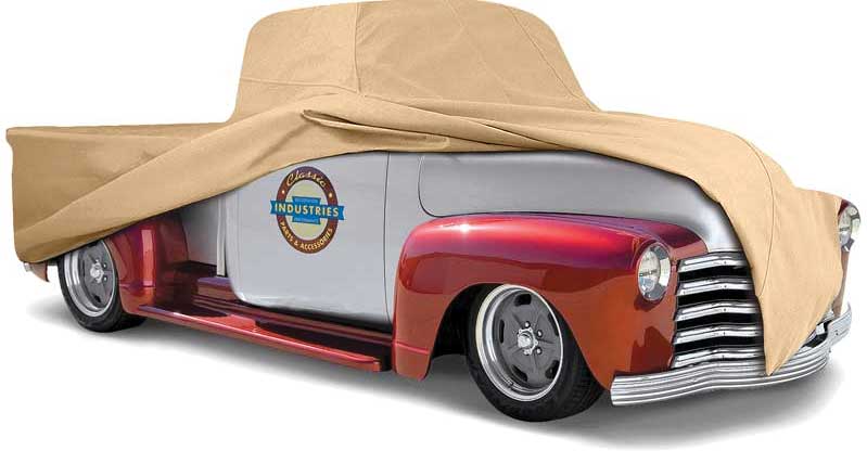 1947-54 Chevrolet/GMC Shortbed Truck Softshield Flannel Cover - Tan 