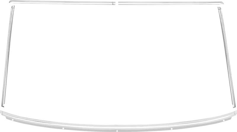 1975-79 Nova Rear Window Molding Set 