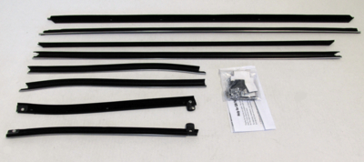 1970-72 Chevelle Convertible Authentic Window Felts Whiskers Kit (8pcs)