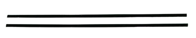 1964-65 Chevelle 2 Door Station Wagon Tailgate Replacement Window Felts Whiskers Kit (2pcs)